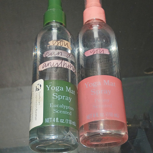 Yoga mat cleaner spray 4oz - yoga,