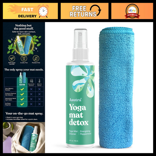 Energizing peppermint yoga mat - energizing,