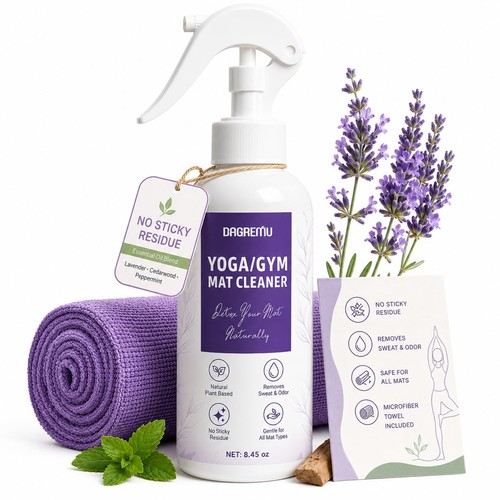 Yoga mat cleaner spray - cleaner,