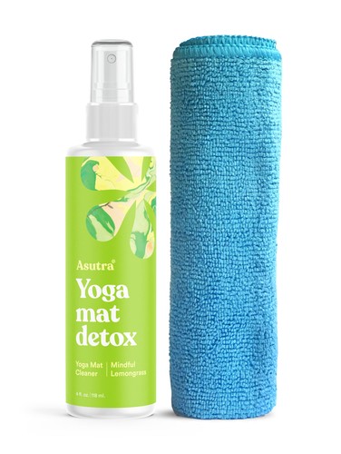 Asutra yoga mat cleaner spray - asutra,