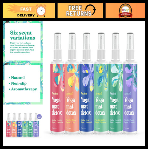 Yoga mat cleaner spray variety - yoga,