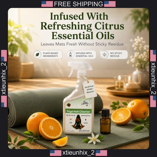 Yoga mat cleaner spray - spray, for