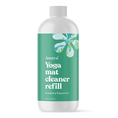 Asutra yoga mat cleaner spray - yoga,