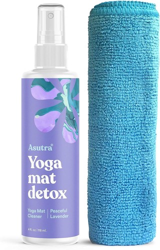 Peaceful lavender yoga mat - peaceful,