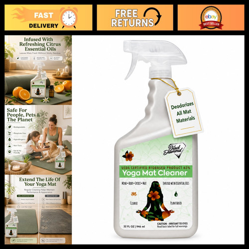 Yoga mat cleaner spray 1 - yoga,